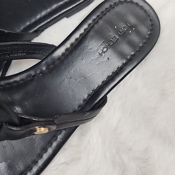 Tory Burch Miller Sandal Black size 7 M - Picture 3 of 9